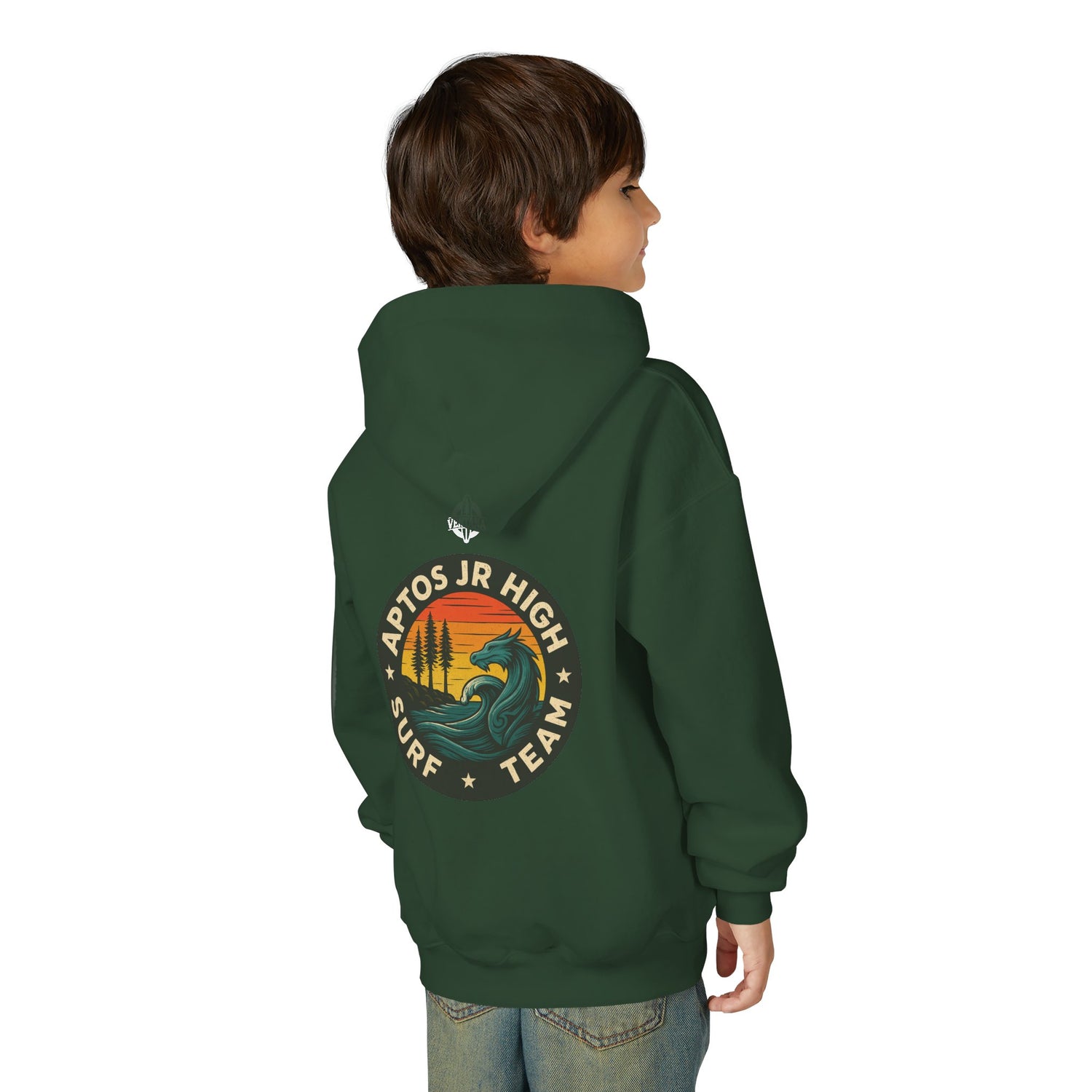 Aptos Jr High Surf Team Youth Pull-Over Hoodie - Heavy Blend Sweatshirt