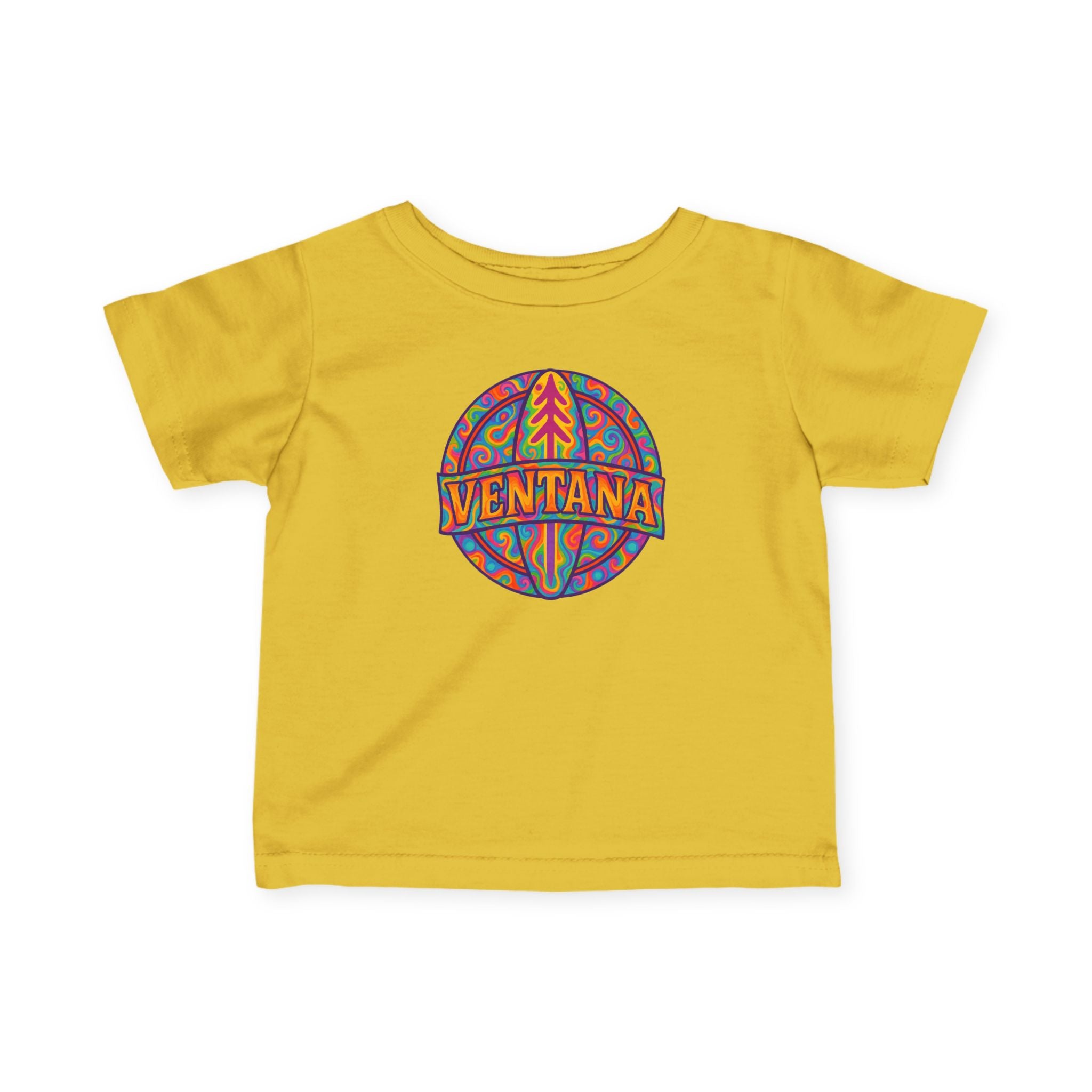 Ventana Psychedelic Treefish Logo - Infant 100% Cotton T-Shirt