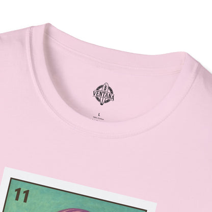 Sea Jelly Lotería Unisex - Soft Style U.S. Cotton T-Shirt (La Medusa)