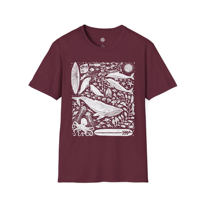 Ventana Marine Life by Lili Arnold Unisex - Soft Style U.S. Cotton T-Shirt