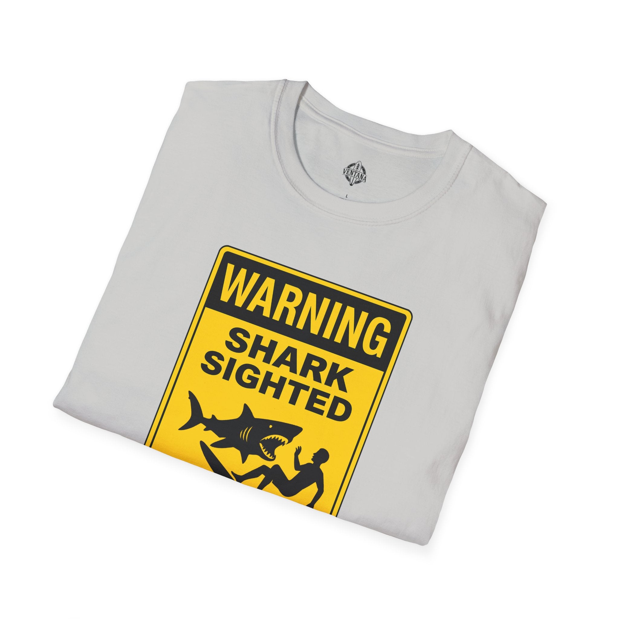 Shark Sighted Unisex - Soft Style U.S. Cotton T-Shirt