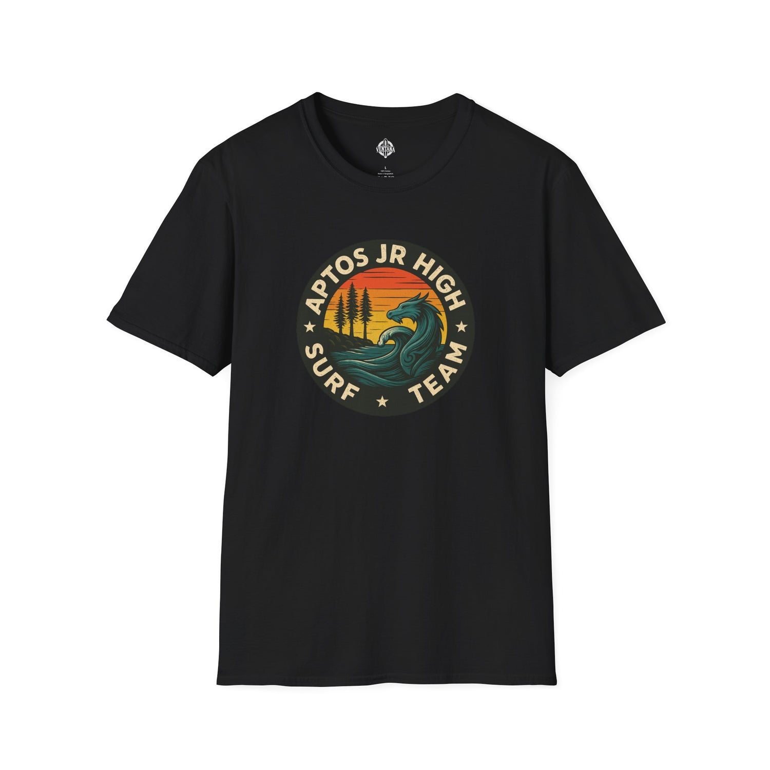 Aptos Junior High Surf Team Unisex - U.S. Cotton T-Shirt