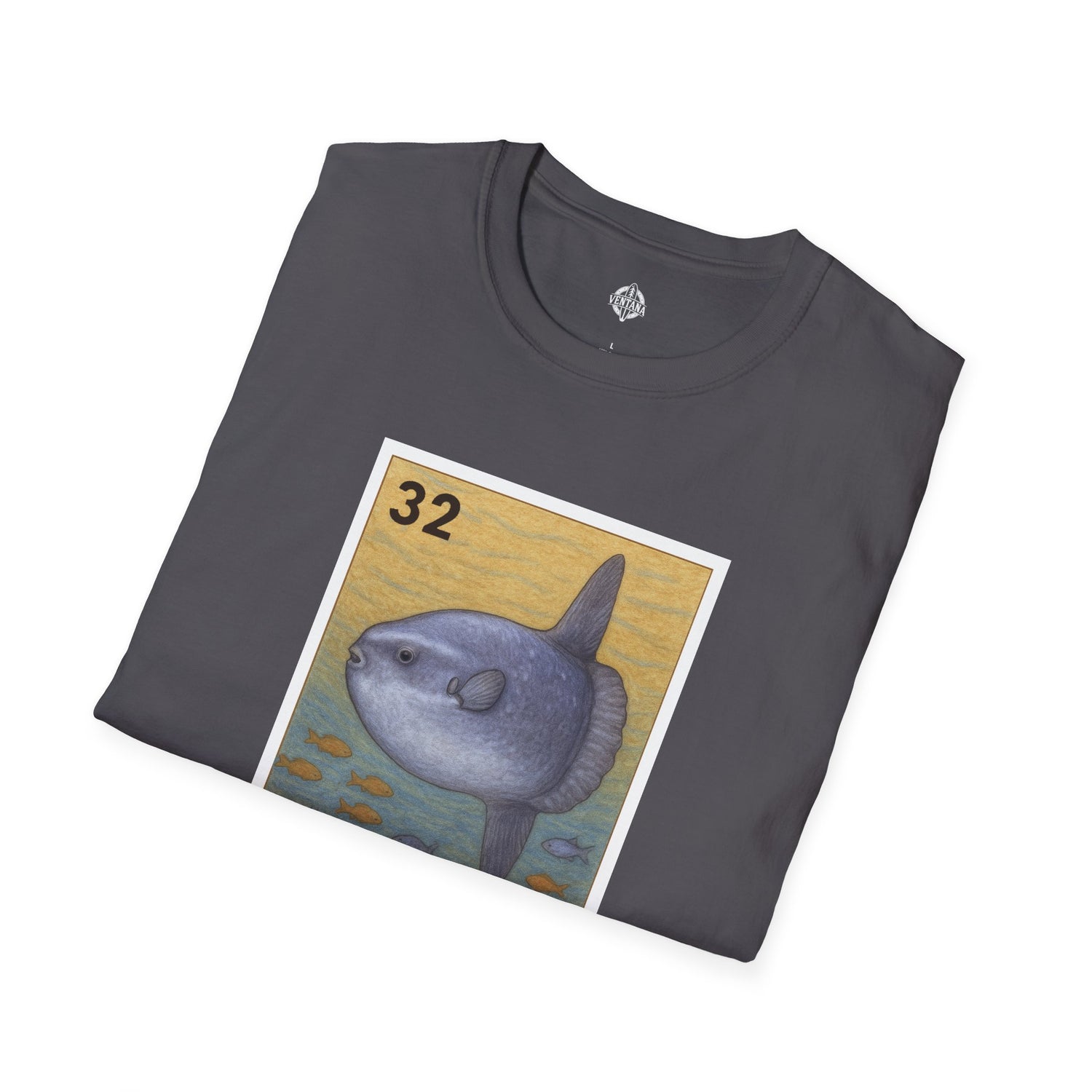 Sunfish Lotería Unisex - Soft Style U.S. Cotton T-Shirt (El Pez Luna)