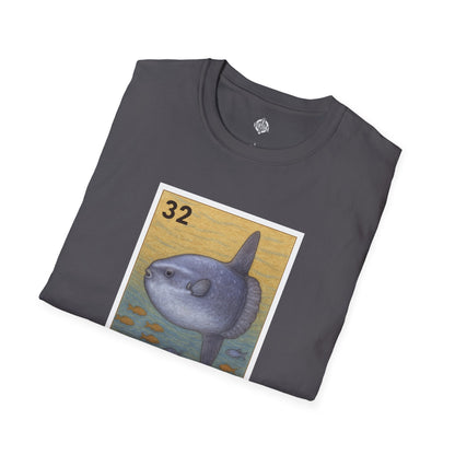 Sunfish Lotería Unisex - Soft Style U.S. Cotton T-Shirt (El Pez Luna)