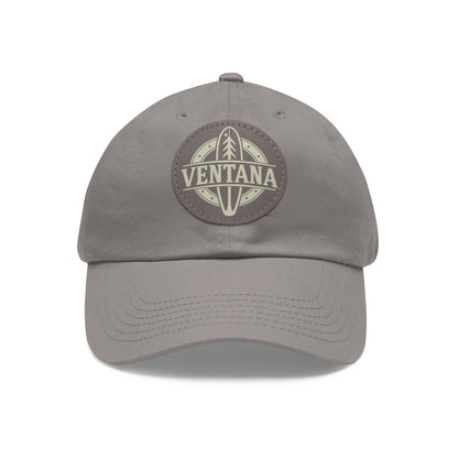 Ventana Treefish Logo Vegan Leather Patch Hat
