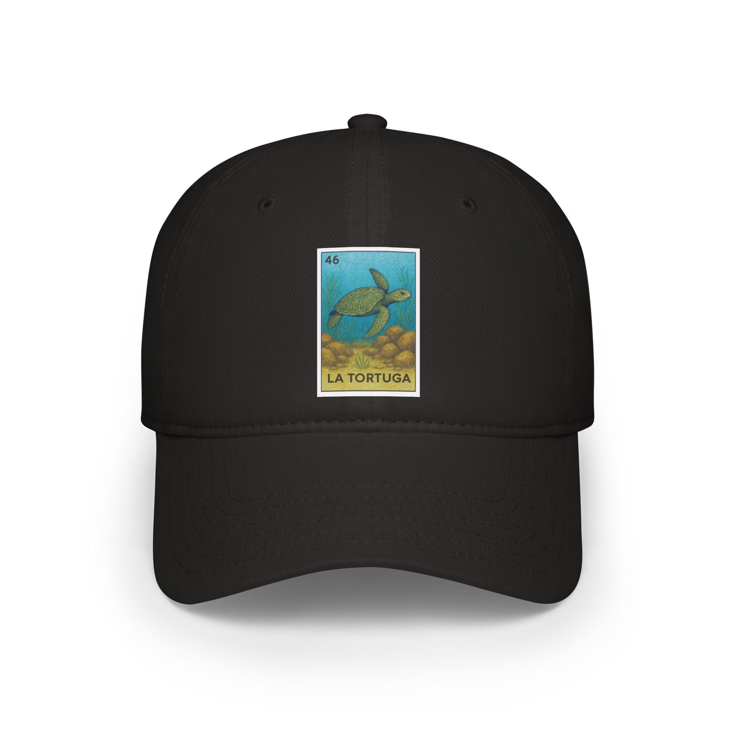 Turtle Lotería Unisex - 100% Cotton Baseball Cap (La Tortuga)