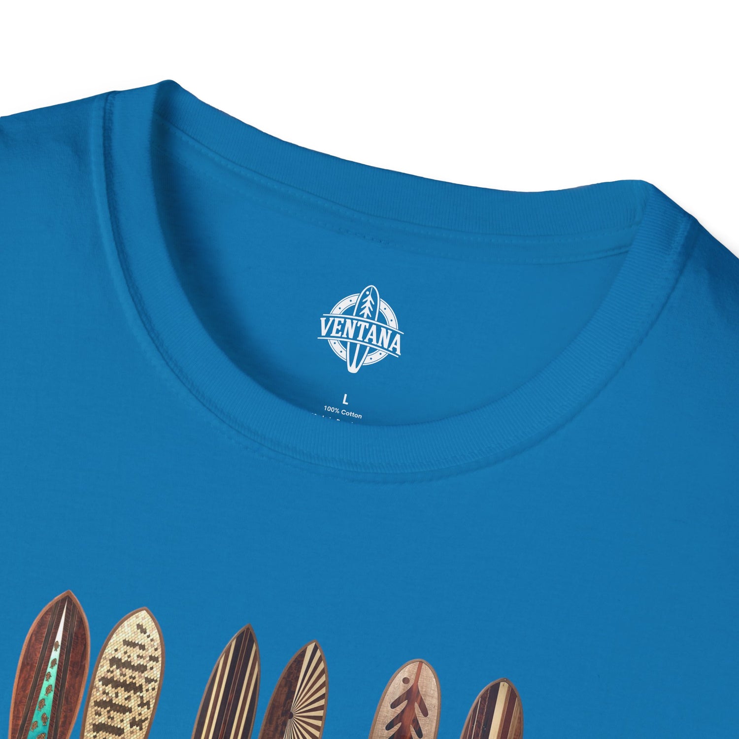 Ventana Wooden Surfboards Unisex - Soft Style U.S. Cotton T-Shirt