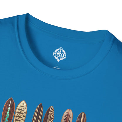 Ventana Wooden Surfboards Unisex - Soft Style U.S. Cotton T-Shirt