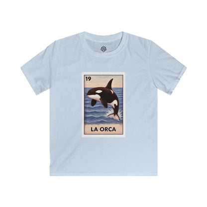 Orca Lotería Kids - Soft Style U.S. Cotton T-Shirt (La Orca)