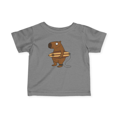 Capybara Surfer - Infant 100% Cotton T-Shirt