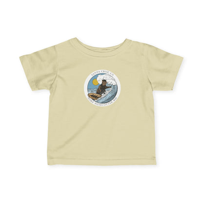 Surf with Otter 841 Ventana by Thiago Bianchini - Infant 100% Cotton T-Shirt