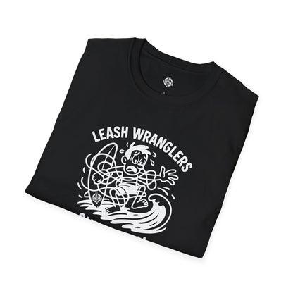 Leash Wranglers Surf Team Unisex - Soft Style U.S. Cotton T-Shirt