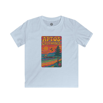 Aptos California Psychedelic Kids - Soft Style U.S. Cotton T-Shirt