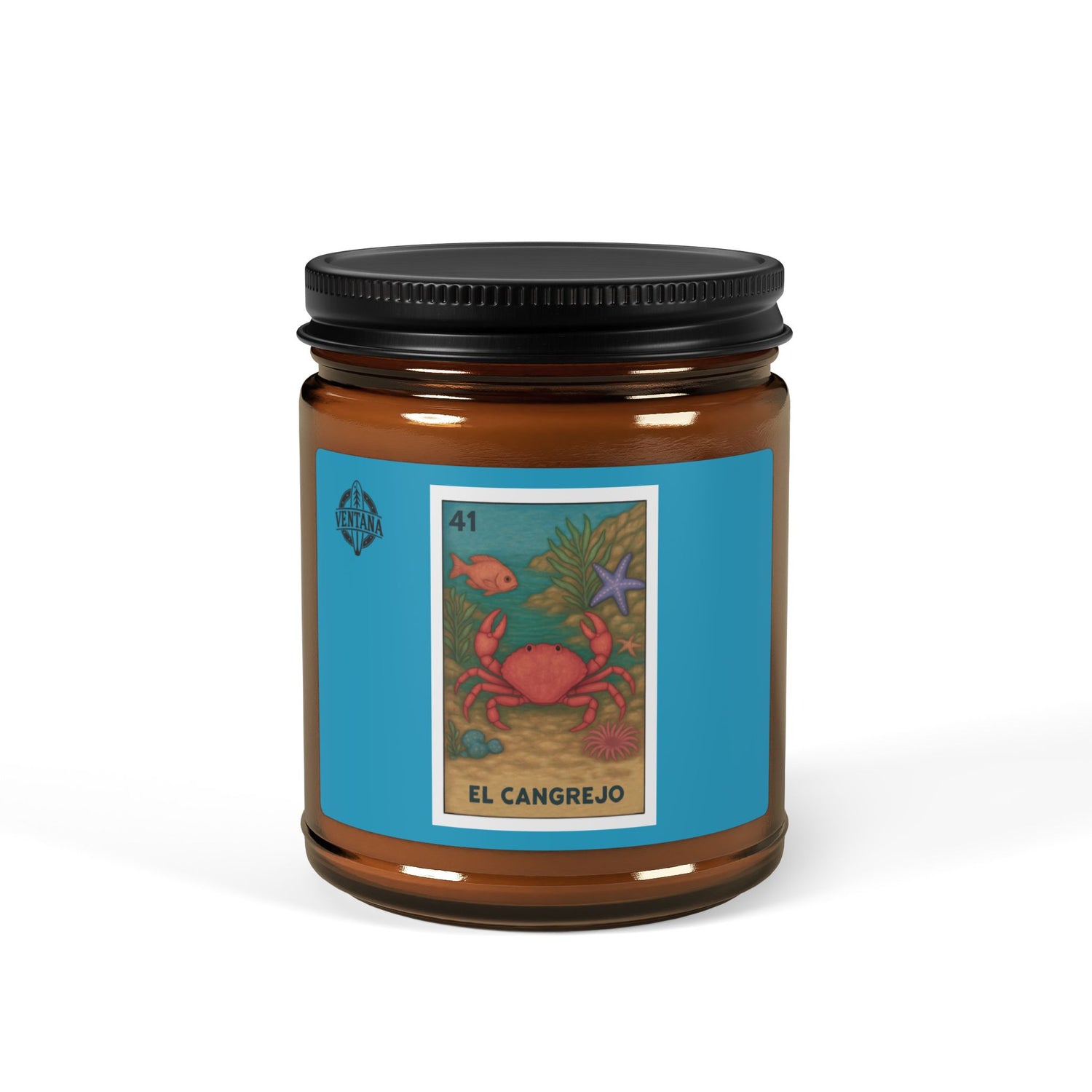 Crab Lotería - Scented Soy Candle (El Cangrejo)