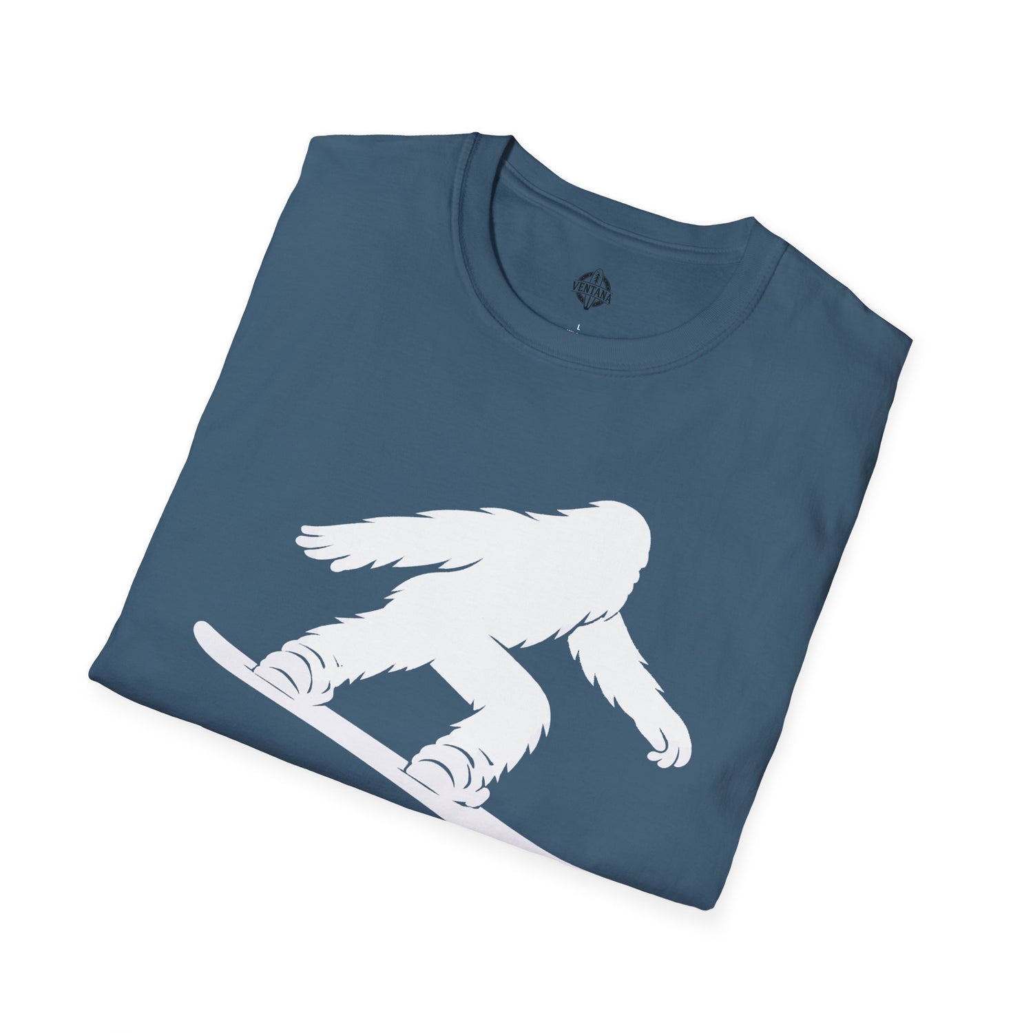 Ventana Shreddy Yeti Snowboard Unisex - U.S. Cotton T-Shirt