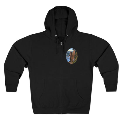 Ventana Real Surfsquatch Unisex - Zip Cotton Blend Fleece Hoodie
