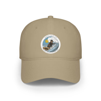 Surf with Otter 841 by Thiago Bianchini - 100% Cotton Baseball Cap
