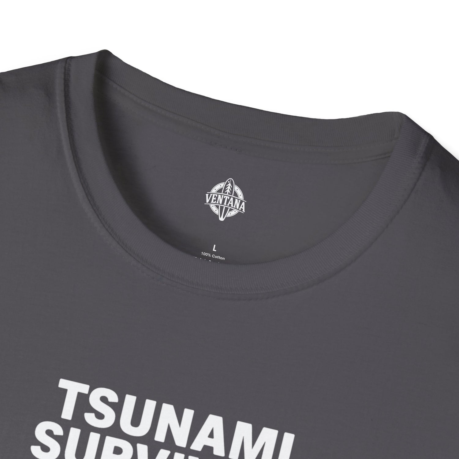 Tsunami Survivor Unisex - Soft Style U.S. Cotton T-Shirt
