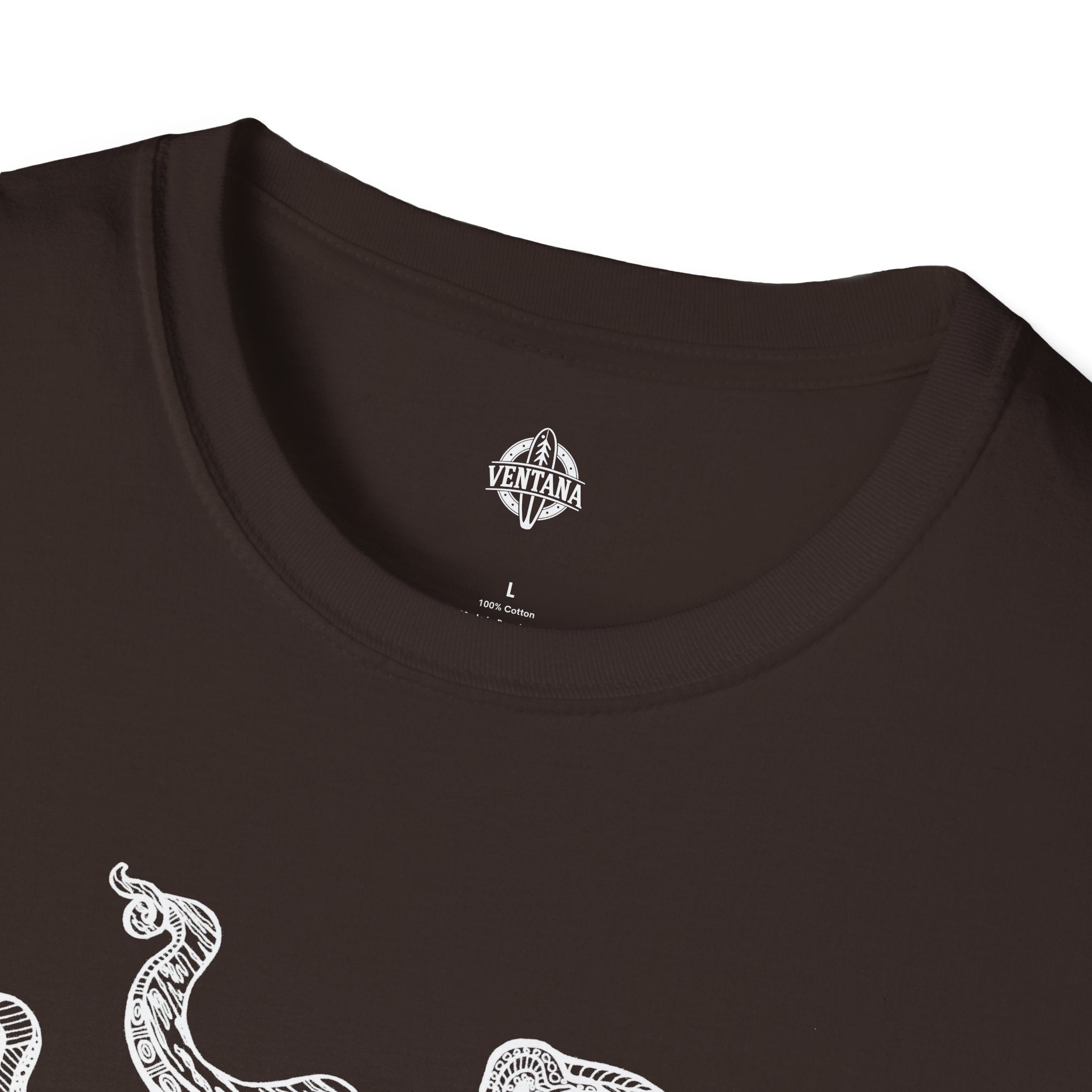 Ventangle Octopus Unisex - Soft Style U.S. Cotton T-Shirt