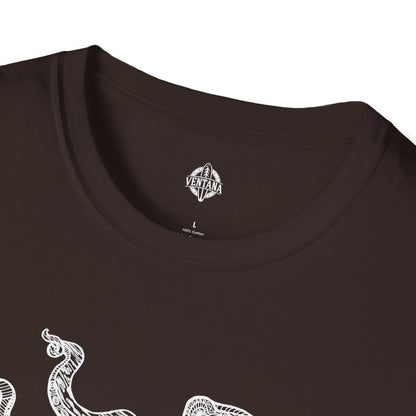 Ventangle Octopus Unisex - Soft Style U.S. Cotton T-Shirt