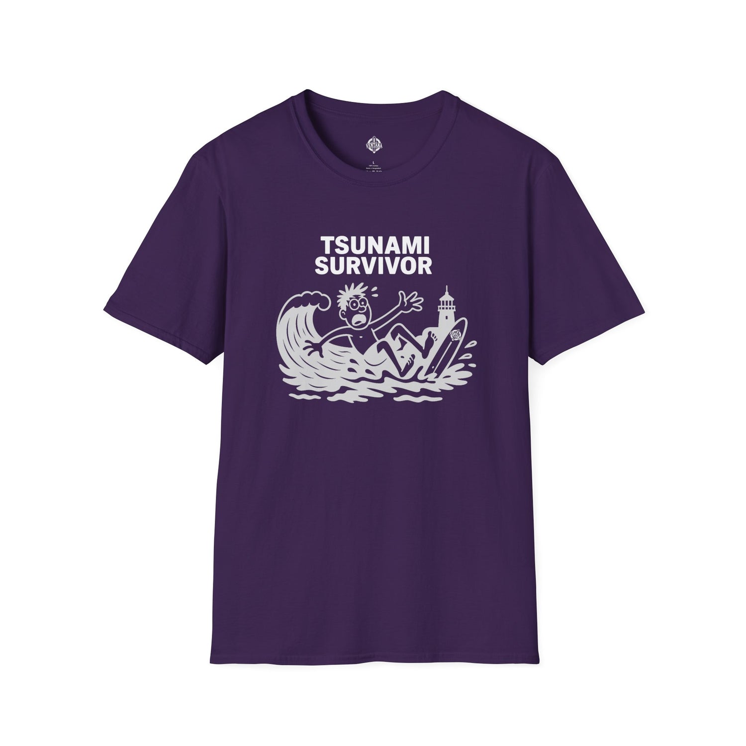 Tsunami Survivor Unisex - Soft Style U.S. Cotton T-Shirt