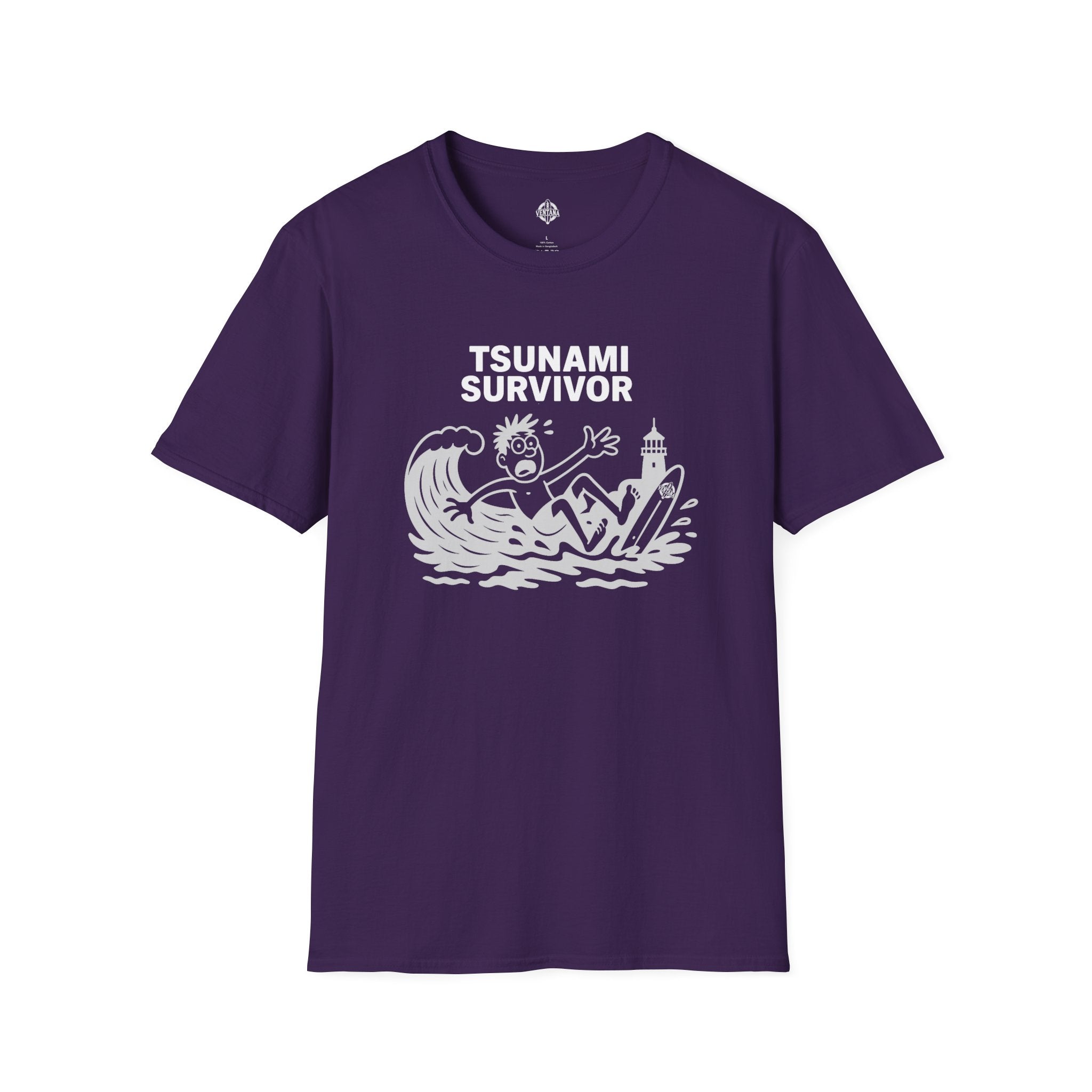 Tsunami Survivor Unisex - Soft Style U.S. Cotton T-Shirt