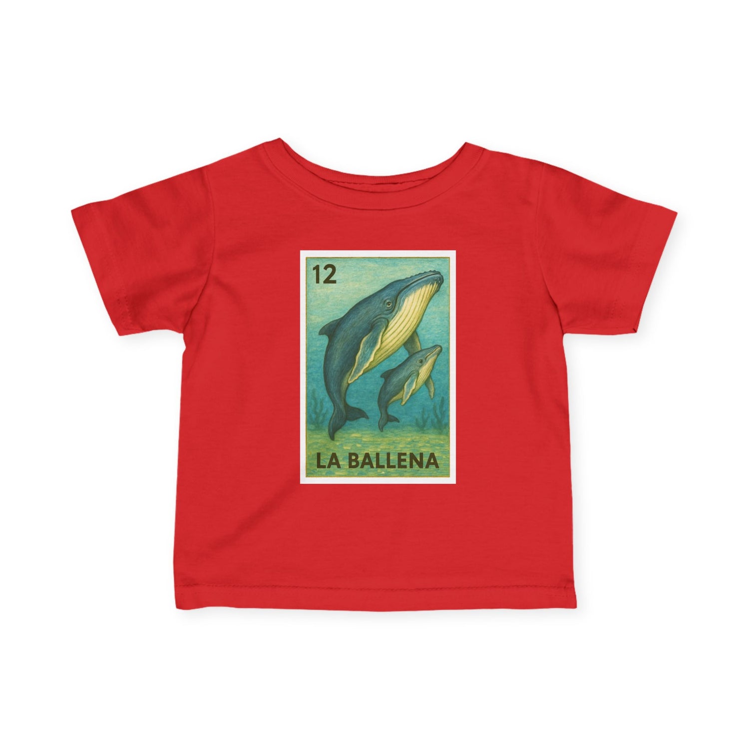 Whale Lotería - Infant 100% Cotton T-Shirt (La Ballena)