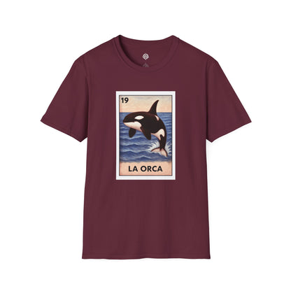 Orca Lotería Unisex - Soft Style U.S. Cotton T-Shirt (La Orca)
