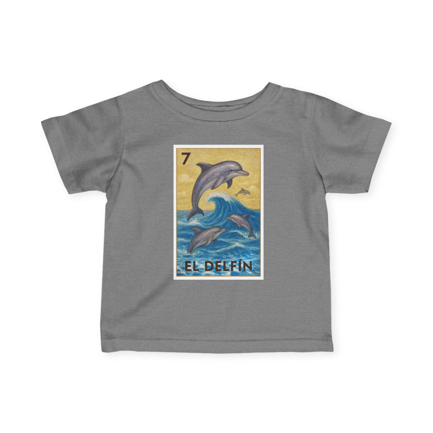 Dolphin Lotería - Infant 100% Cotton T-Shirt (El Delfín)