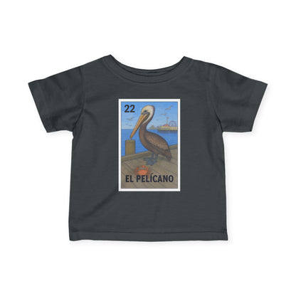 Pelican Lotería - Infant 100% Cotton T-Shirt (El Pelícano)