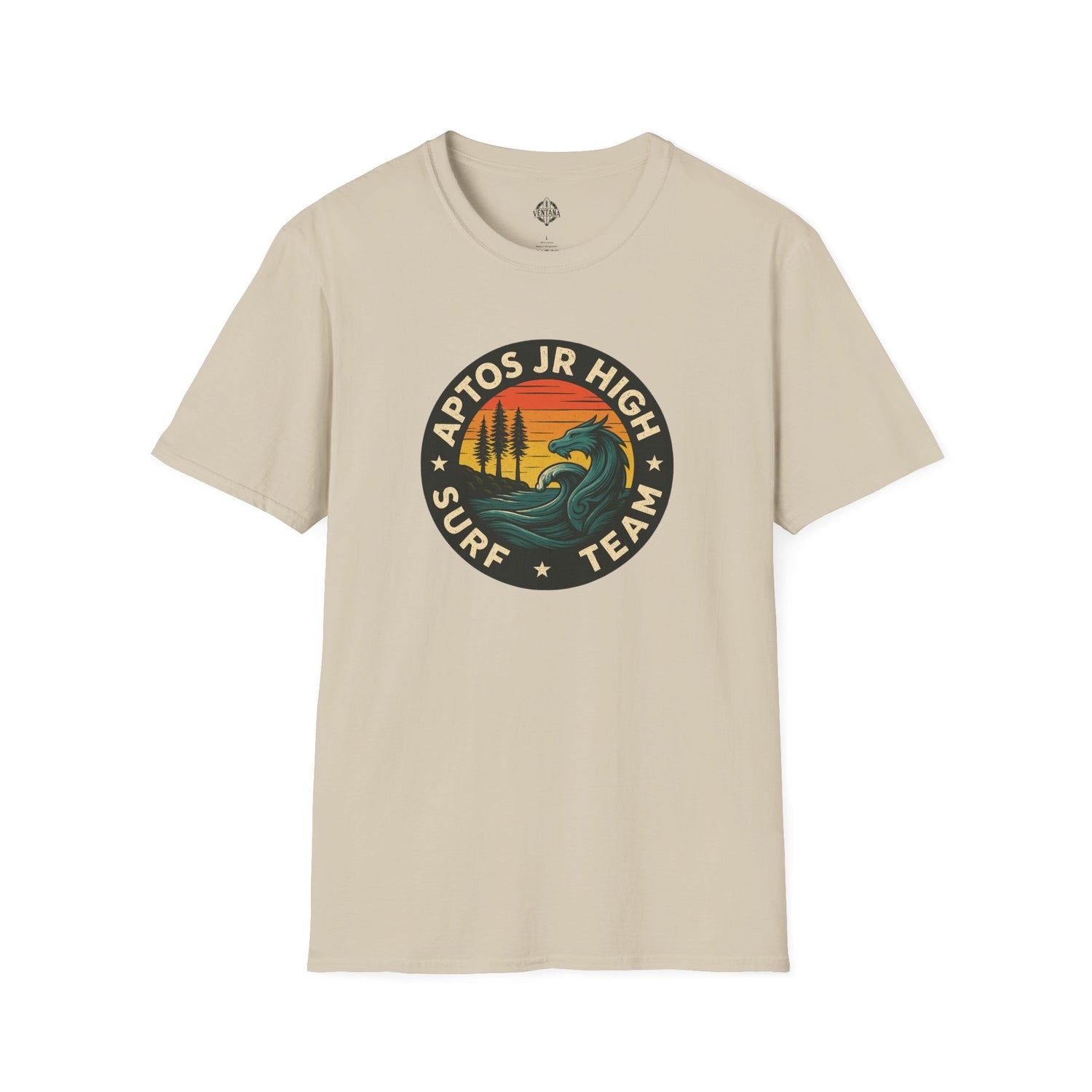 Aptos Junior High Surf Team Unisex - U.S. Cotton T-Shirt