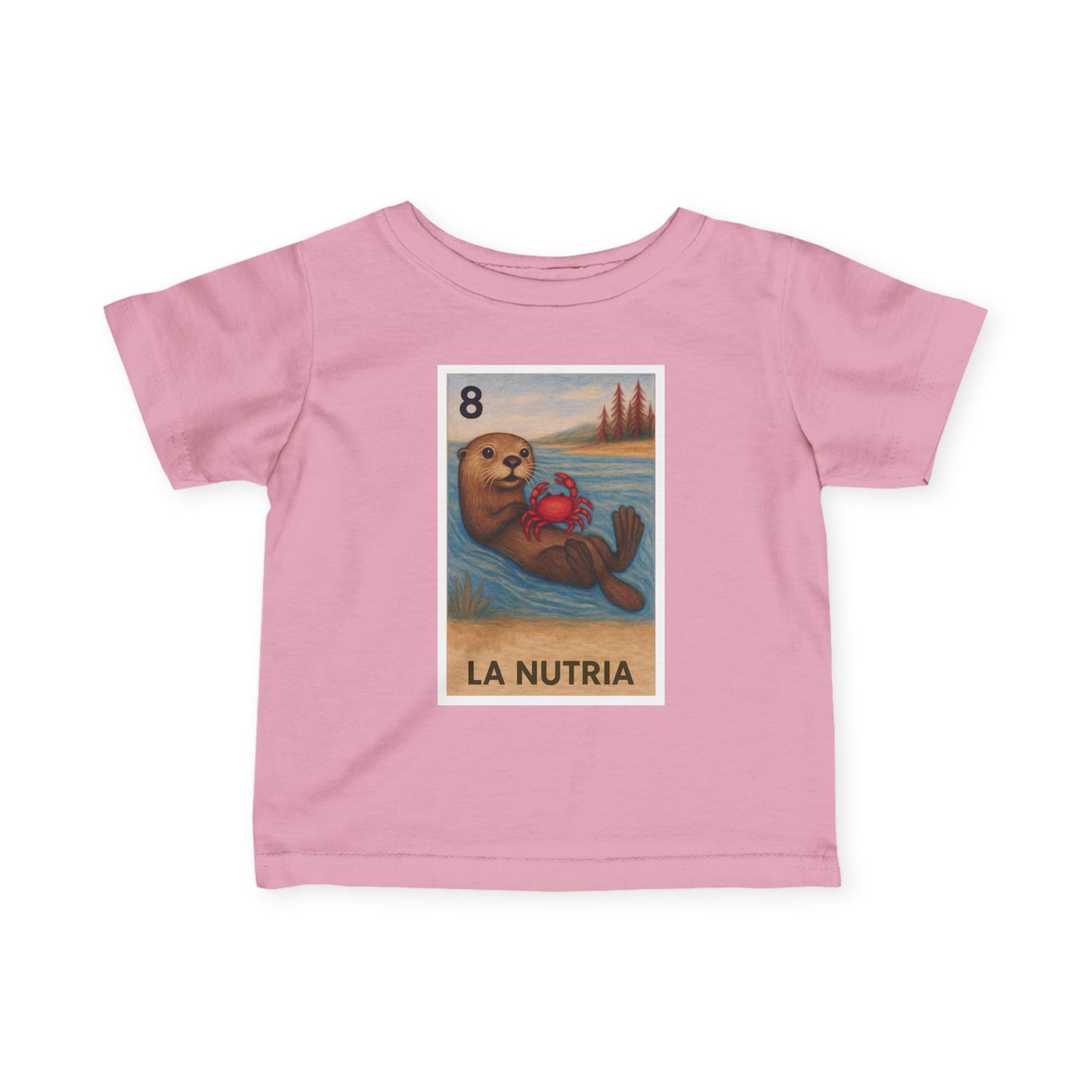 Sea Otter Lotería - Infant 100% Cotton T-Shirt (La Nutria)