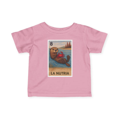 Sea Otter Lotería - Infant 100% Cotton T-Shirt (La Nutria)