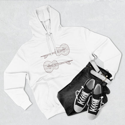 Ventana Santa Cruz Guitar Collab Unisex - Pull-Over Cotton Blend Fleece Hoodie