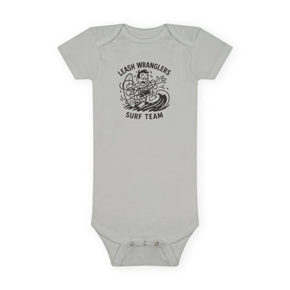Leash Wranglers Surf Team - Baby Short Sleeve 100% Cotton Onesie