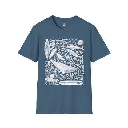 Ventana Marine Life by Lili Arnold Unisex - Soft Style U.S. Cotton T-Shirt