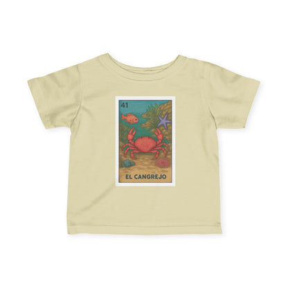 Crab Lotería - Infant 100% Cotton T-Shirt (El Cangrejo)