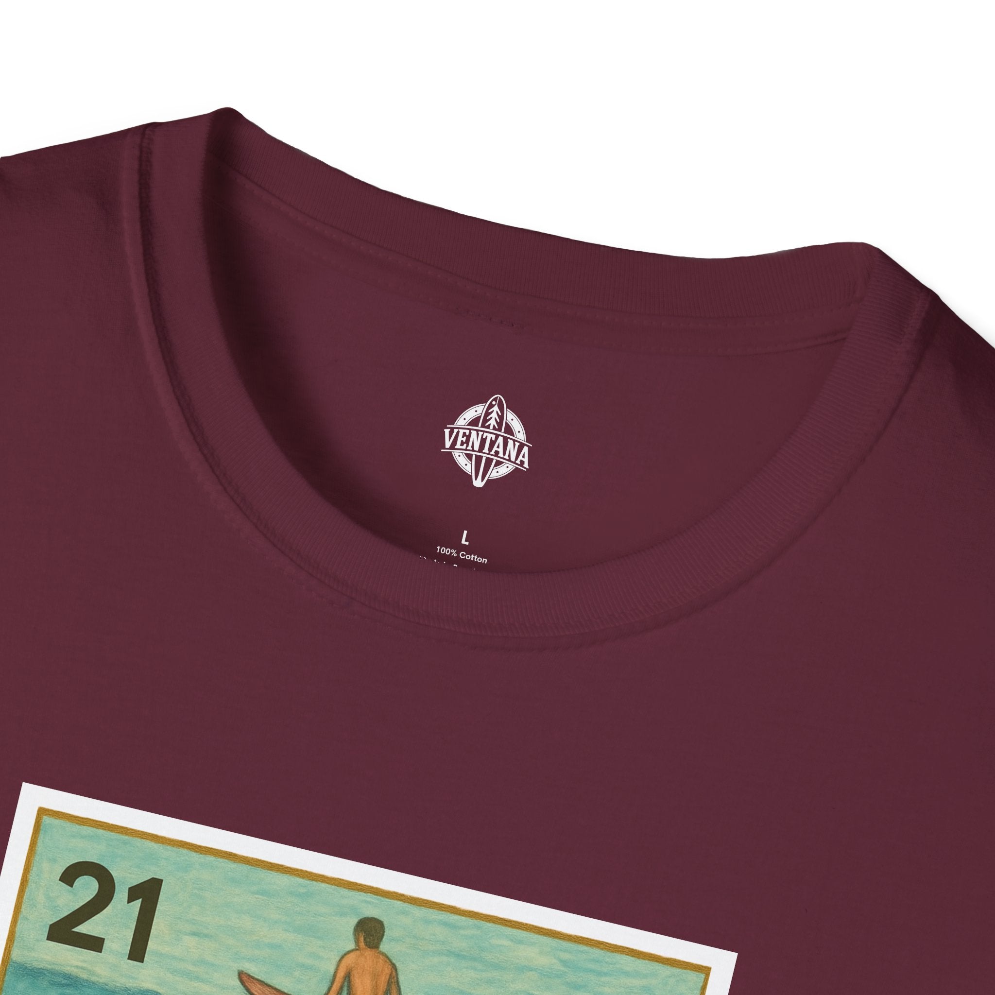 Shark Lotería Unisex - Soft Style U.S. Cotton T-Shirt (El Tiburón)