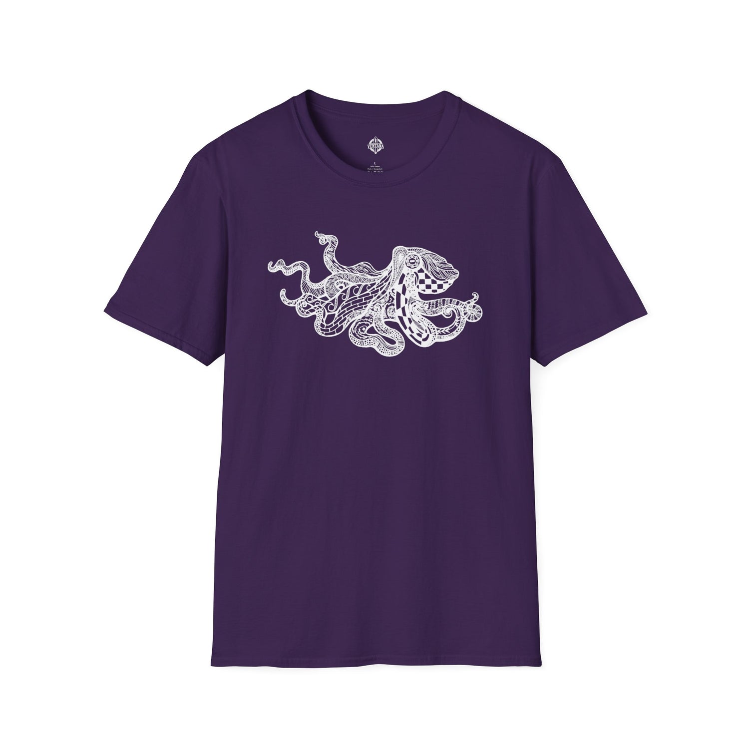 Ventangle Octopus Unisex - Soft Style U.S. Cotton T-Shirt