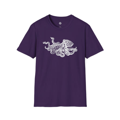 Ventangle Octopus Unisex - Soft Style U.S. Cotton T-Shirt