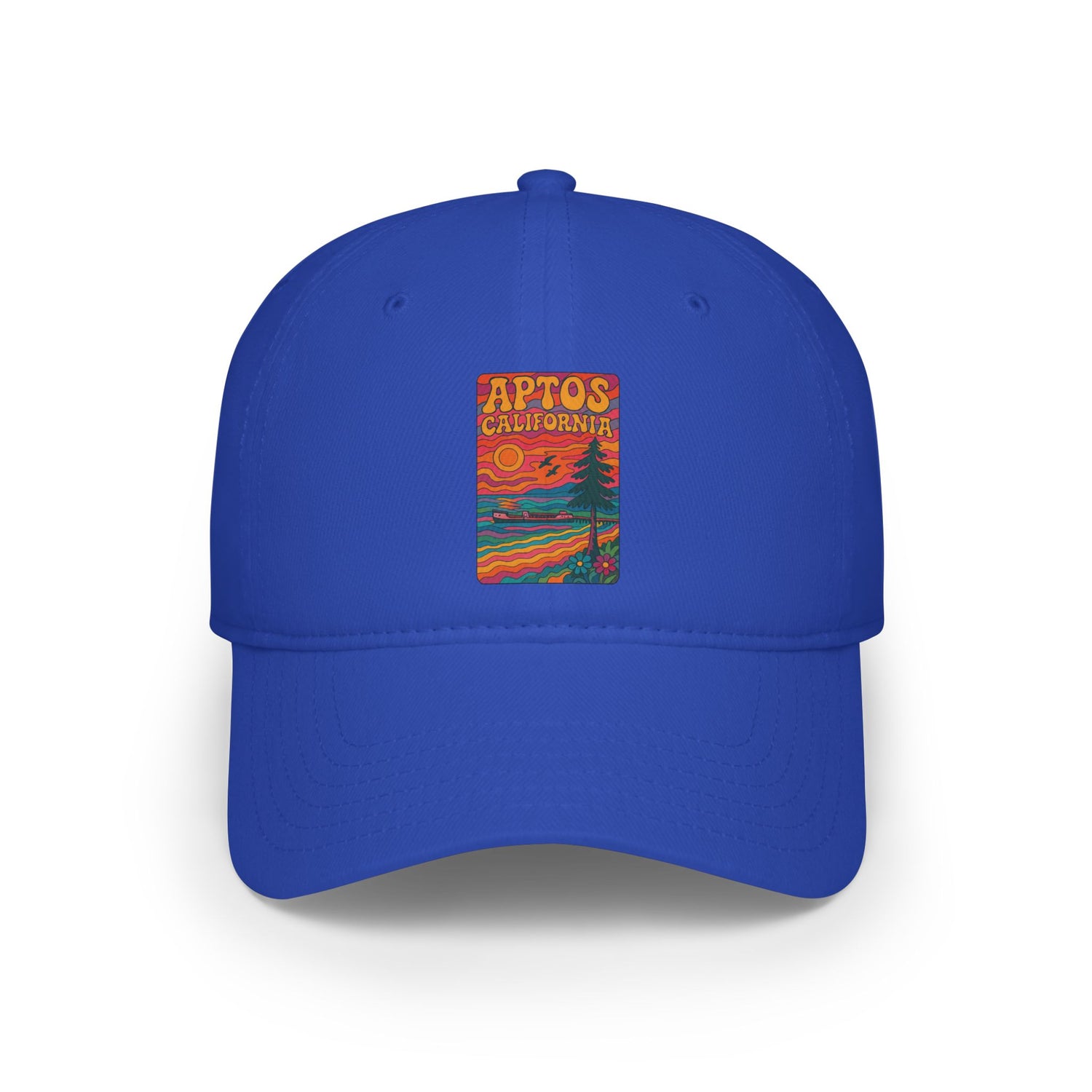 Aptos California Psychedelic - 100% Cotton Baseball Cap