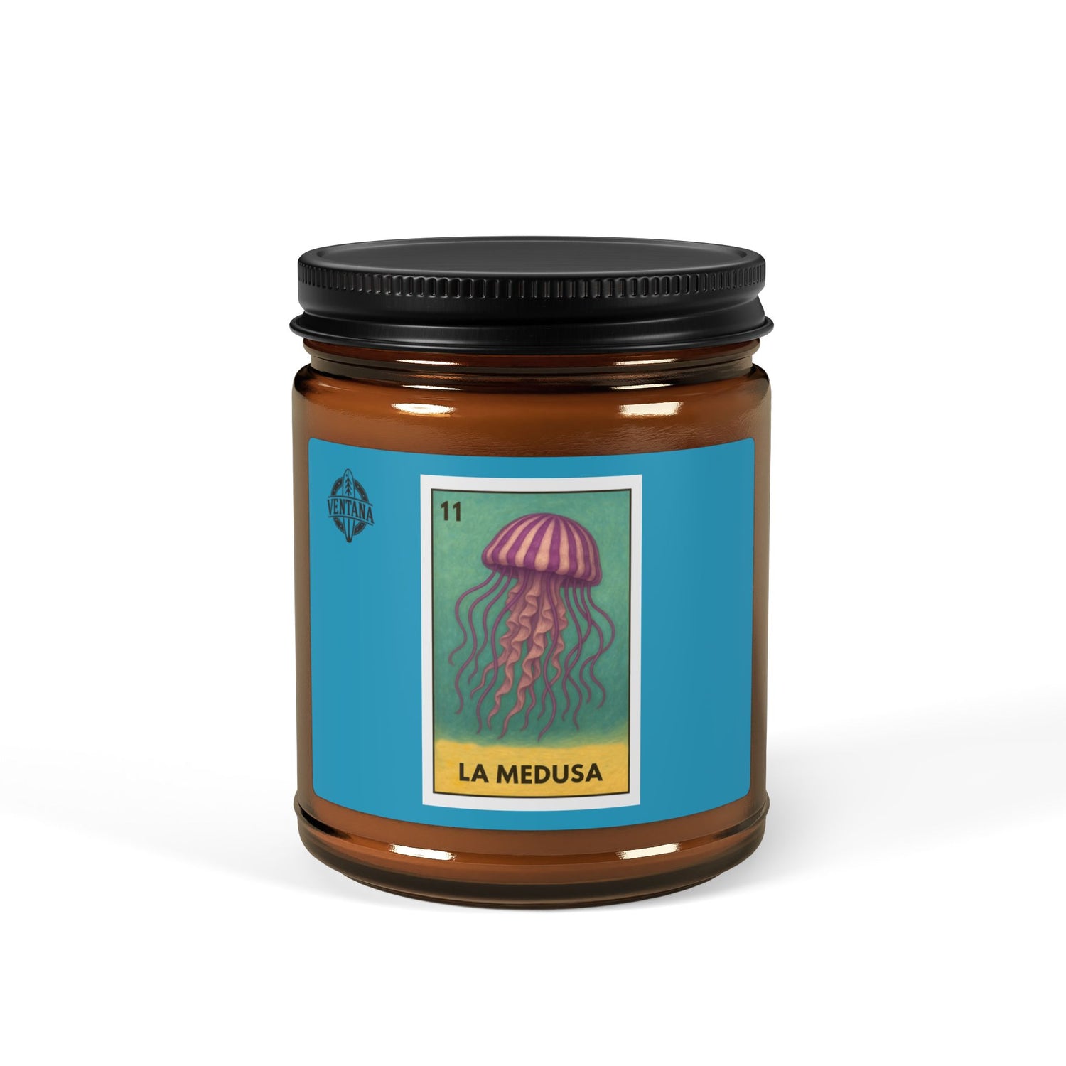 Sea Jelly Lotería - Scented Soy Candle (La Medusa)