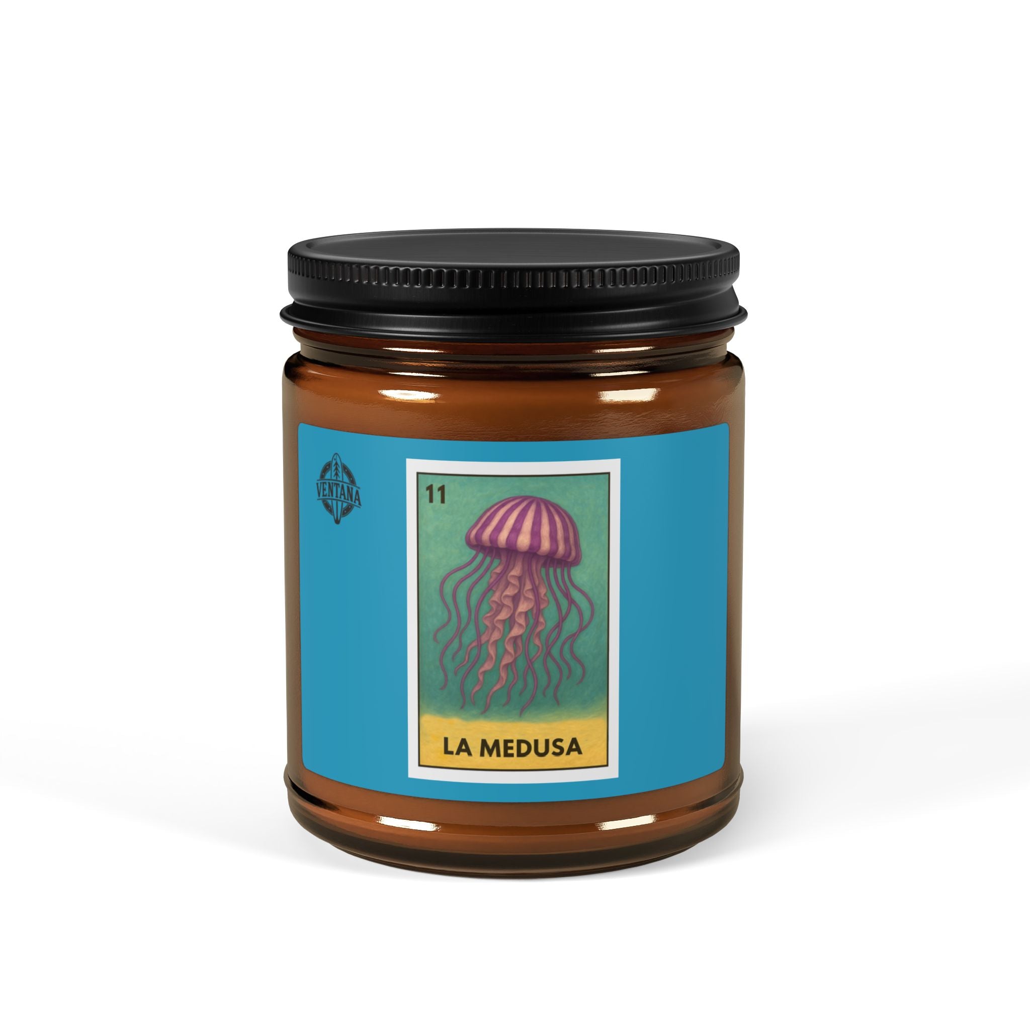 Sea Jelly Lotería - Scented Soy Candle (La Medusa)