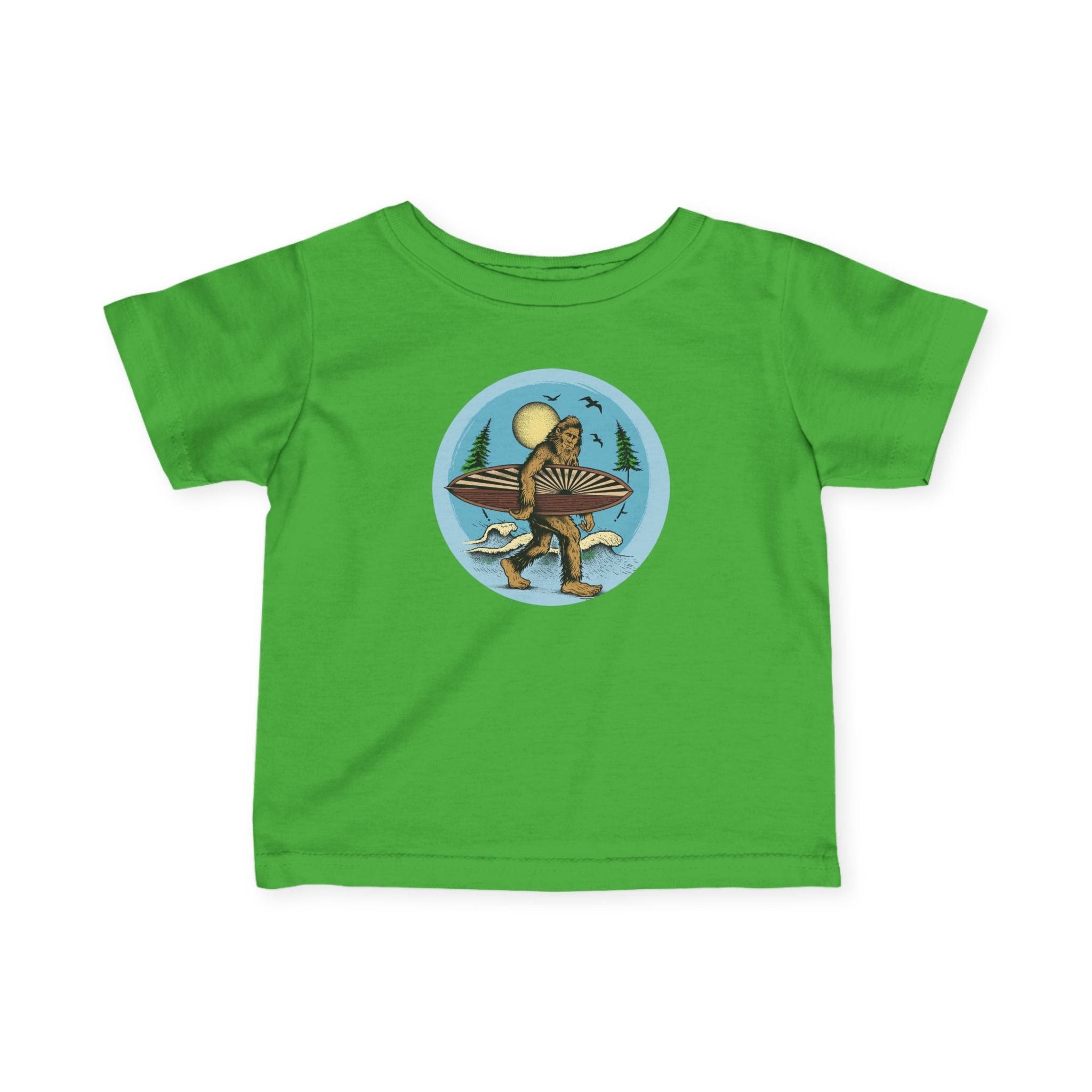 Ventana Surfsquatch by Thiago Bianchini - Infant 100% Cotton T-Shirt