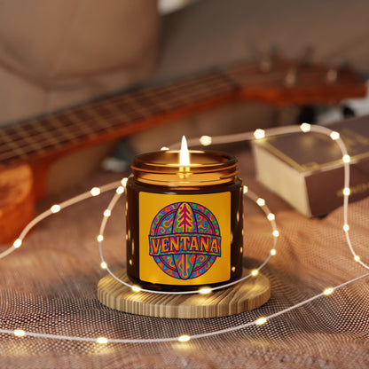 Ventana Psychedelic Treefish Logo - Scented Soy Candle