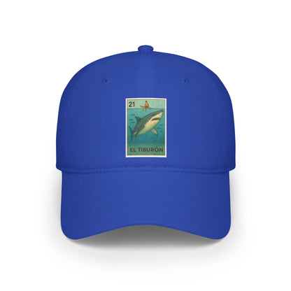 Shark Lotería Unisex - 100% Cotton Baseball Cap (El Tiburón)