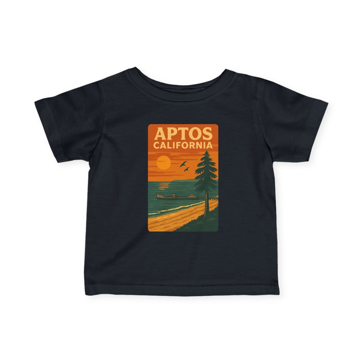 Aptos California Sunset - Infant 100% Cotton T-Shirt