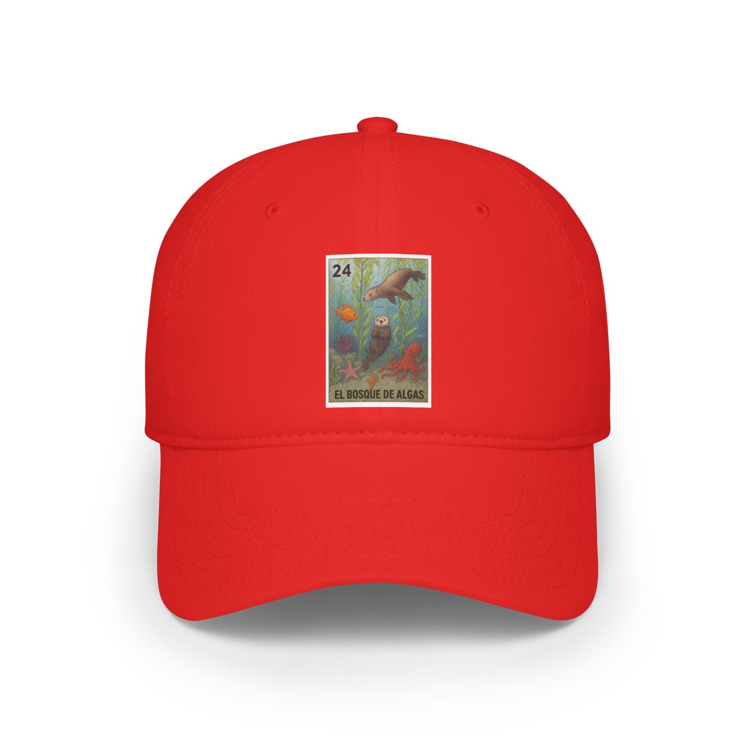 Kelp Forest Lotería Unisex - 100% Cotton Baseball Cap (El Bosque de Algas)