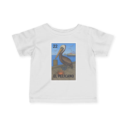 Pelican Lotería - Infant 100% Cotton T-Shirt (El Pelícano)