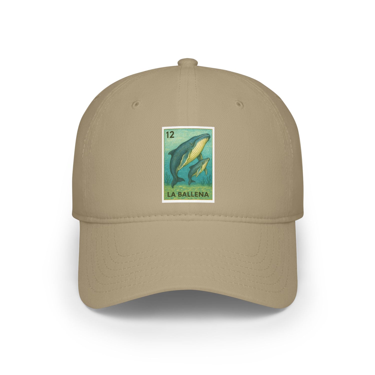 Whale Lotería Unisex - 100% Cotton Baseball Cap (La Ballena)